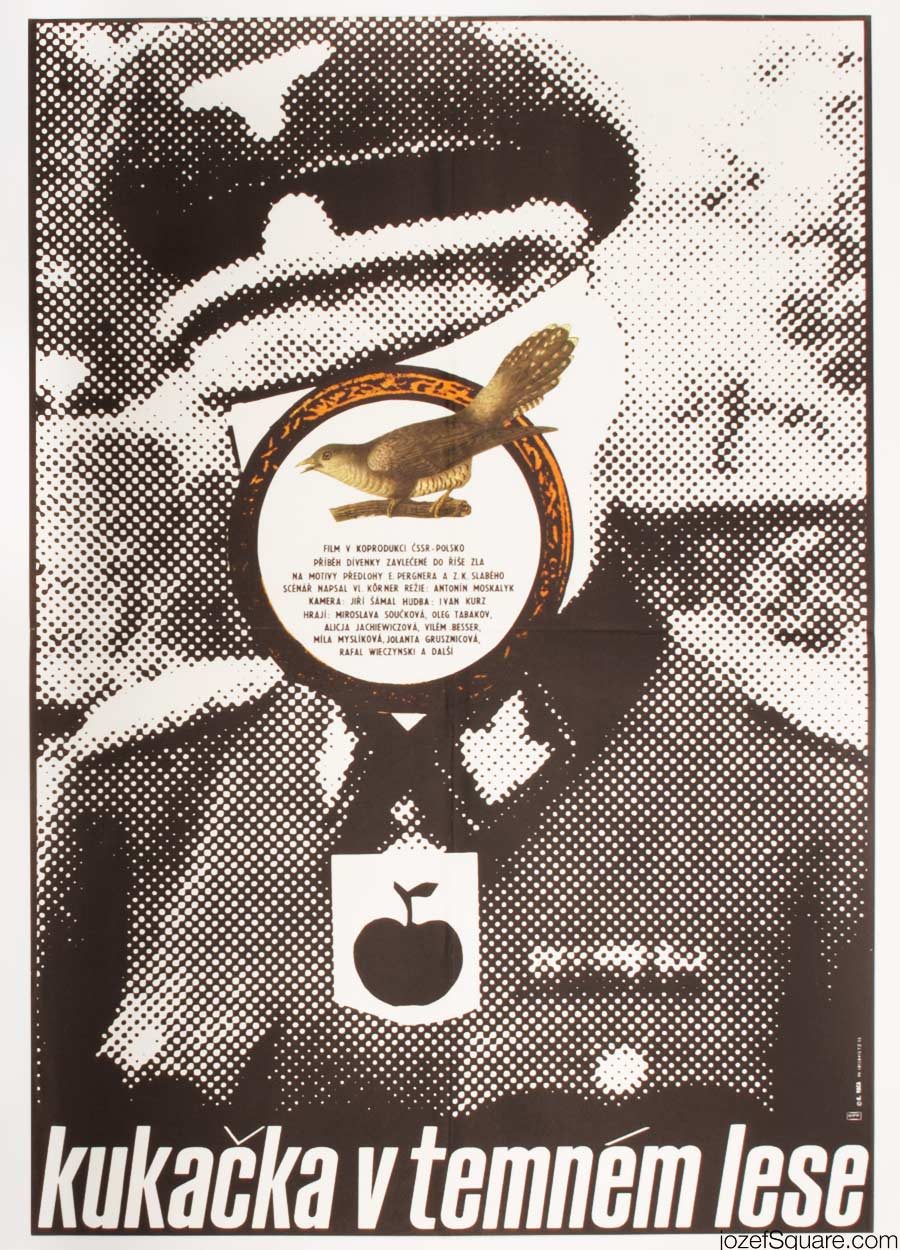 Cuckoo in a Dark Forest Movie Poster, Karel Vaca Artwork