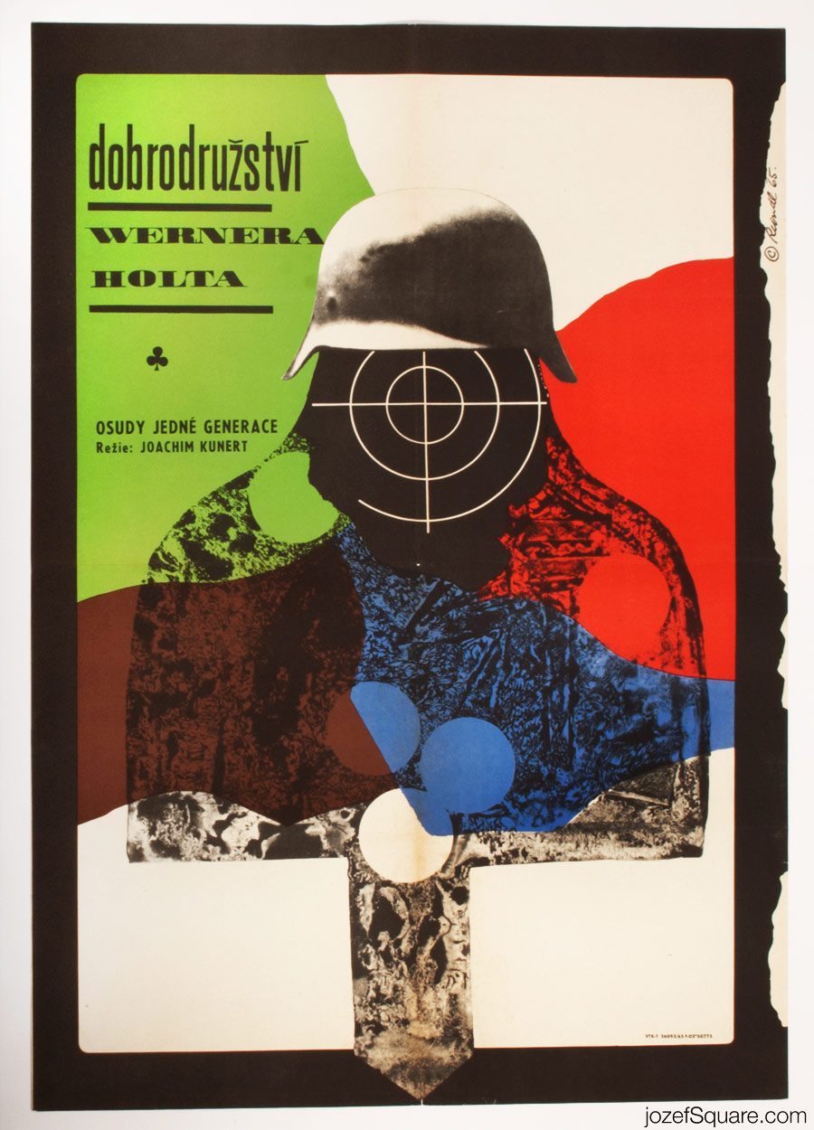 Adventures of Werner Holt Movie Poster, 60s Poster Art