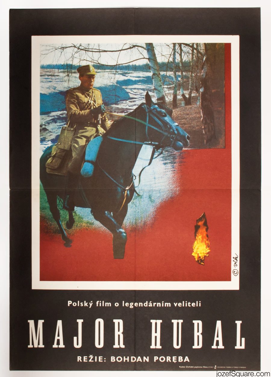 Major Hubal Movie Poster, 70s Poster Art