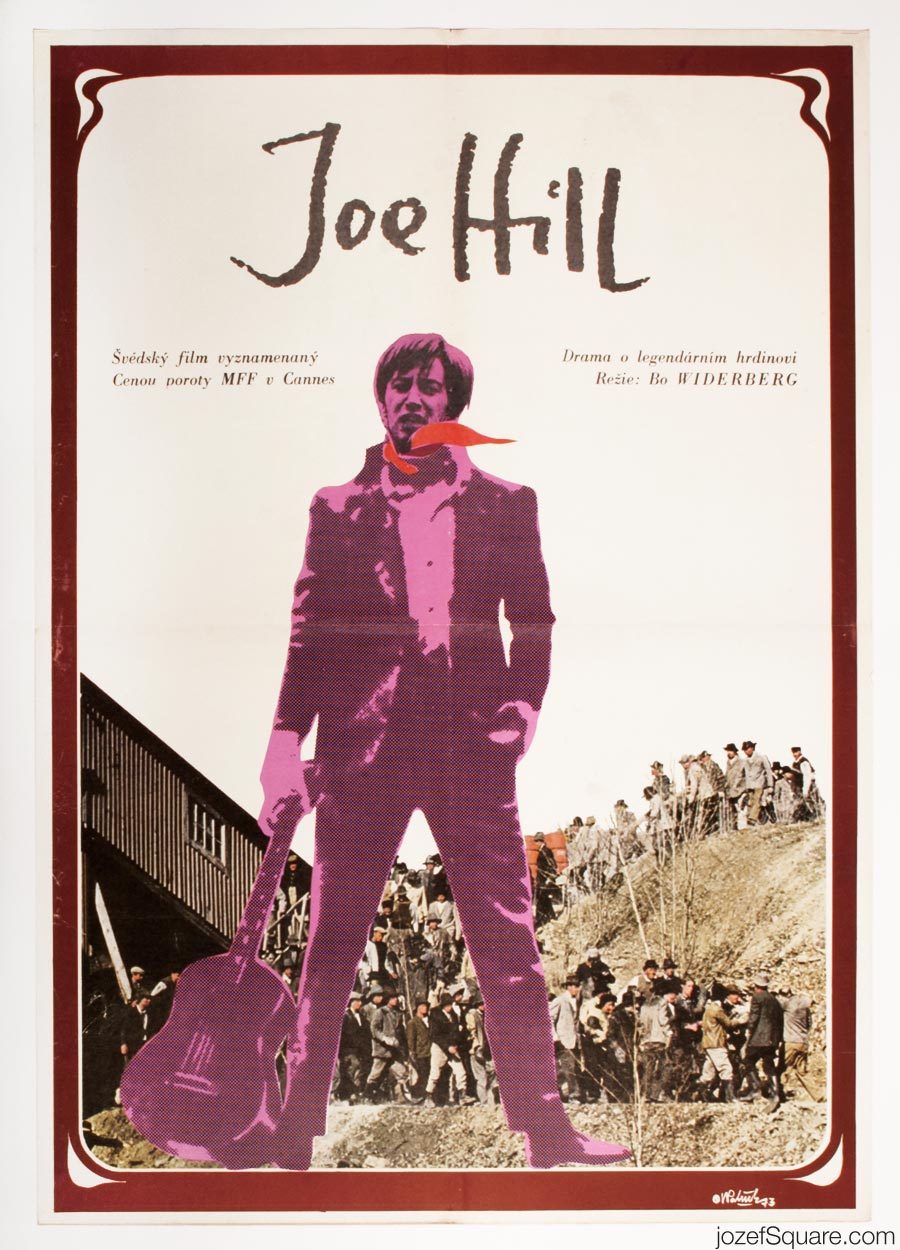 Joe Hill Movie Poster, Swedish Cinema, 70s Poster Art