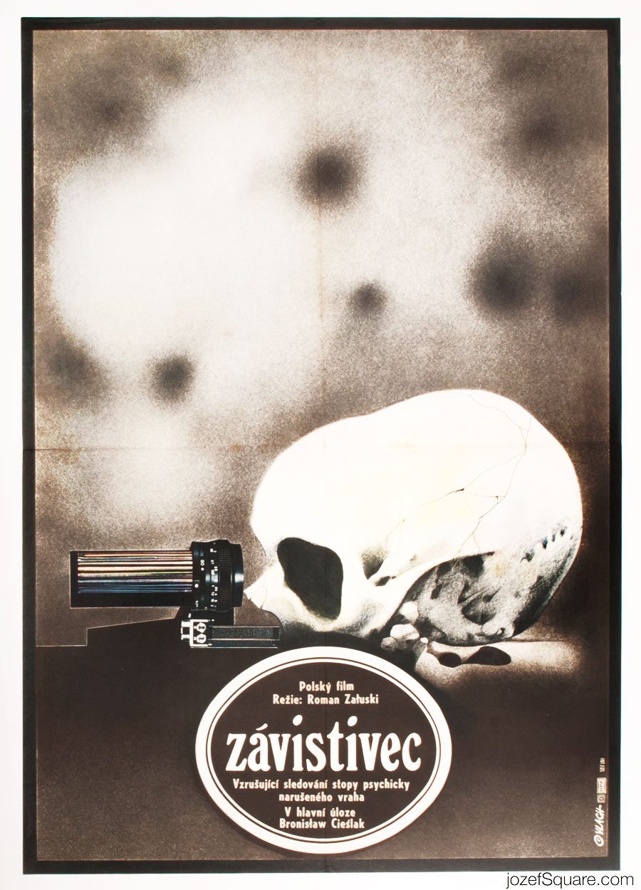 o Poster, Mad Dog, Zdenek Vlach, 1980s Cinema Art