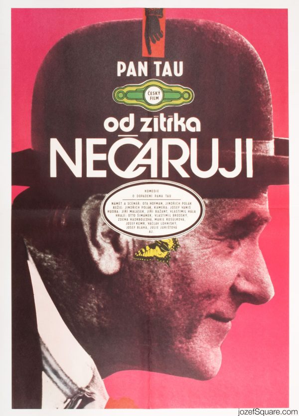 Mr. Tau Movie Poster, Karel Vaca, 70s Poster