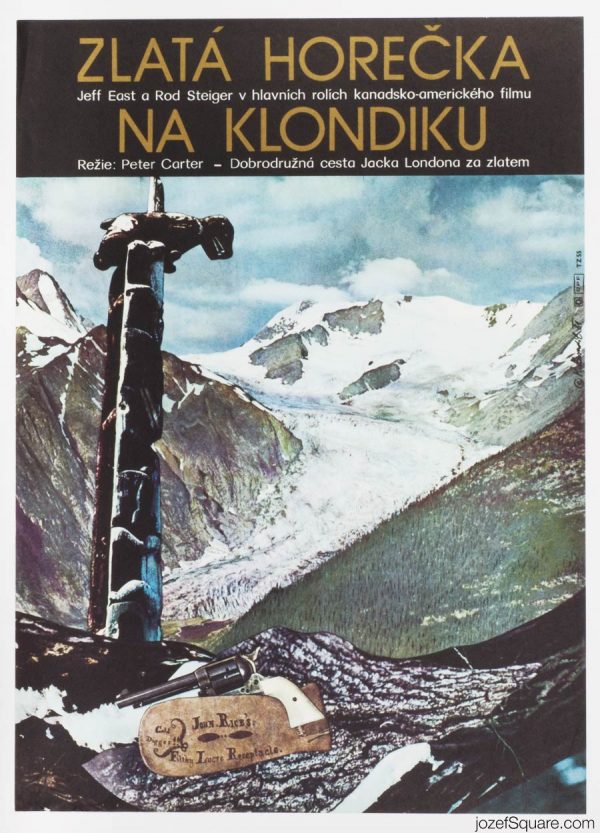 Klondike Fever Movie Poster, Jack London, 70s Poster Art