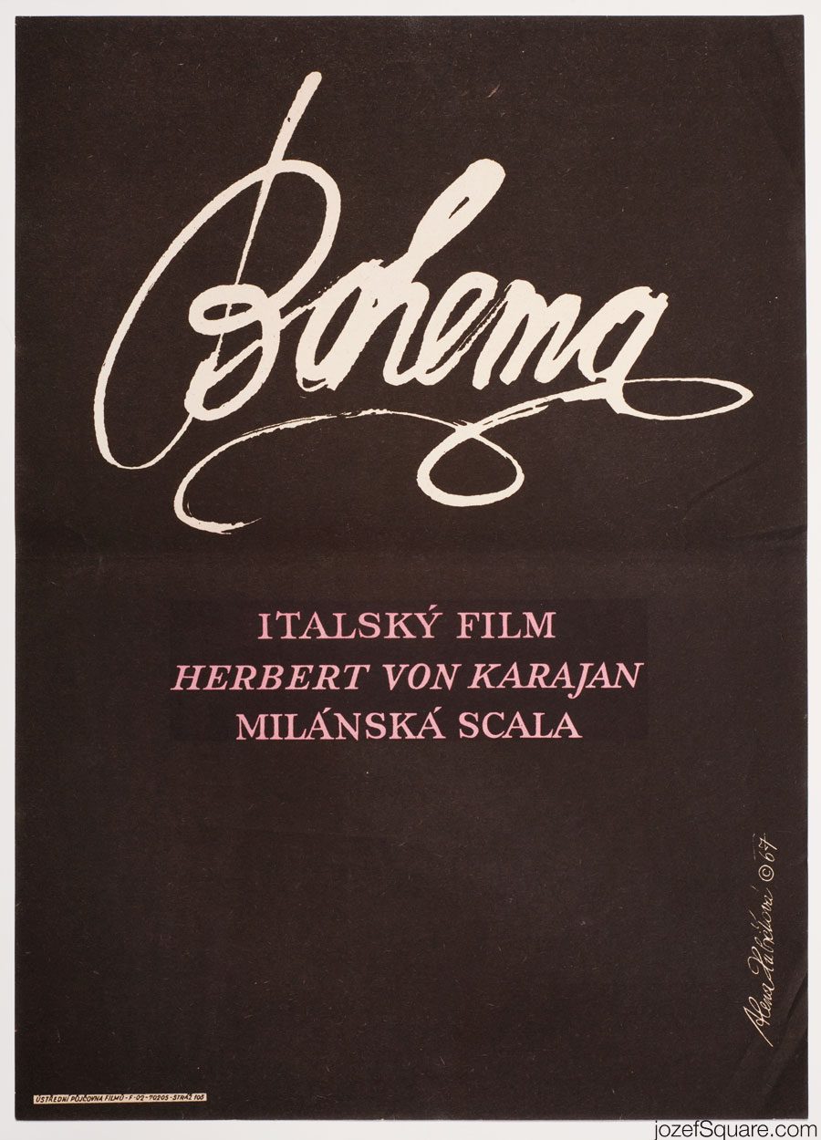 La Boheme Movie Poster, Franco Zeffirelli