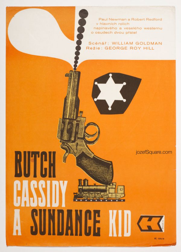 Butch Cassidy and the Sundance Kid Movie Poster, 70s Poster Magic