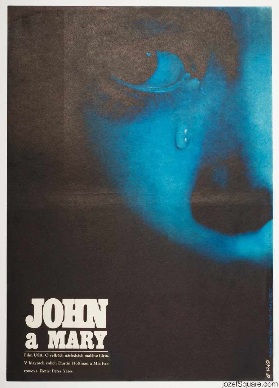 John and Mary Movie Poster, Minimalist Poster Design
