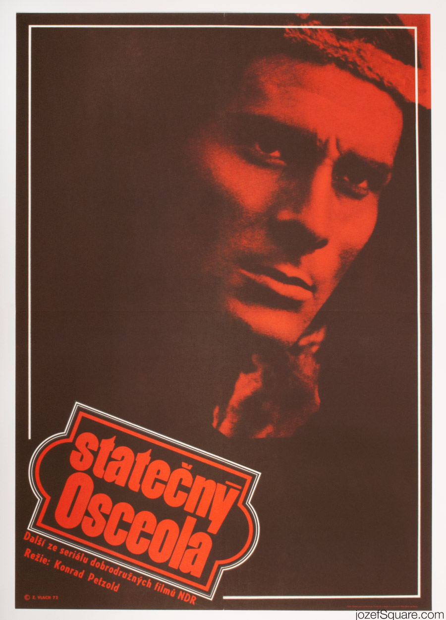 Osceola Movie Poster, Western Poster Art