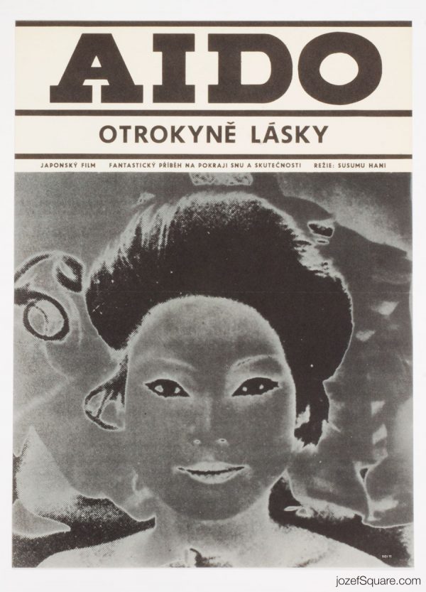 Aido, Slave of Love Movie Poster, 60s Art, Karel Machalek