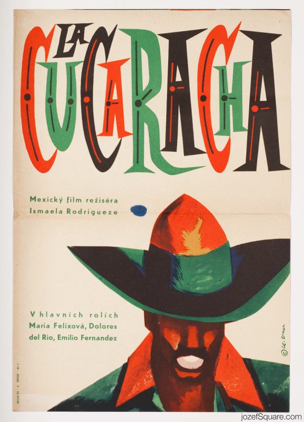 The Soldiers of Pancho Villa MOvie Poster, Karel Vaca, Mexican Cinema