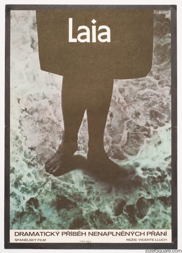 Laia Movie Poster, 70s Spanish Cinema