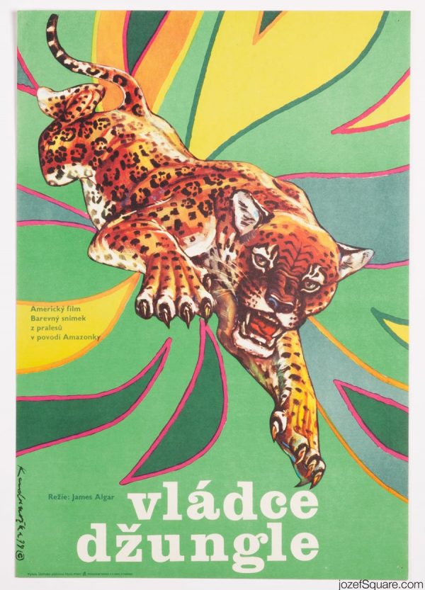 Jungle Cat, 70s Kids Movie Poster Art