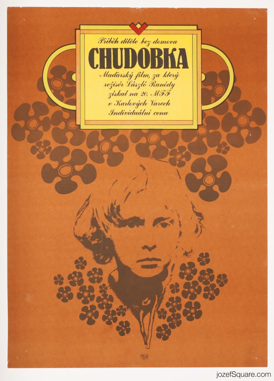 Nobody's Daughter Movie Poster, Hungarian Cinema, 70s Artwork