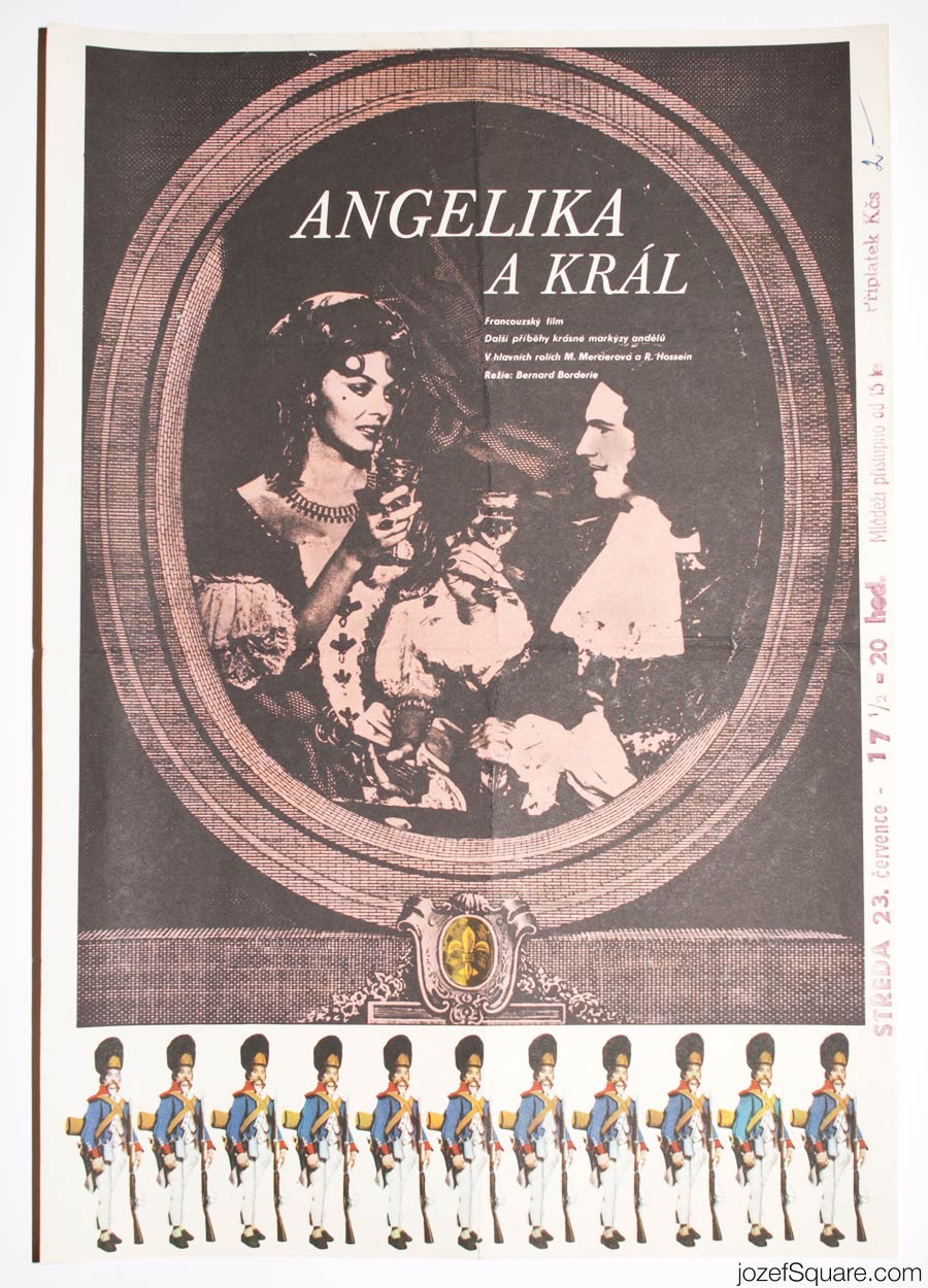 Angélique and the King Movie Poster, 60s Poster Art