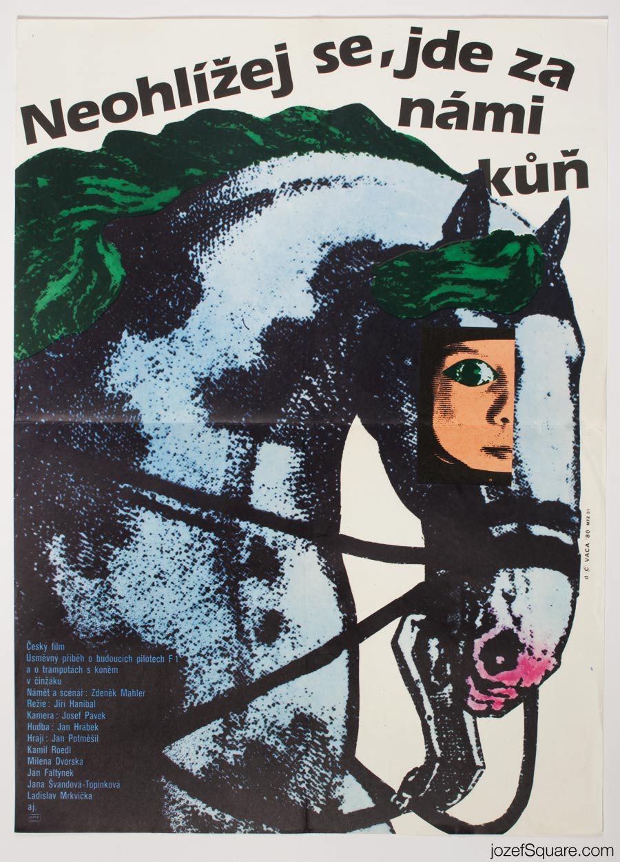 Don't Look Back, There's a Horse Movie Poster, Karel Vaca