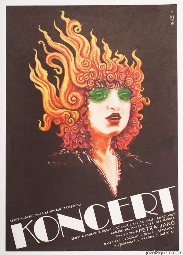 Concert Movie Poster, Vratislav Hlavaty