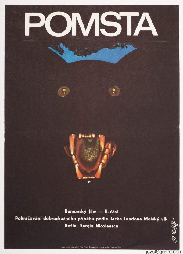 The Seawolf Movie Poster, 70s Poster Art