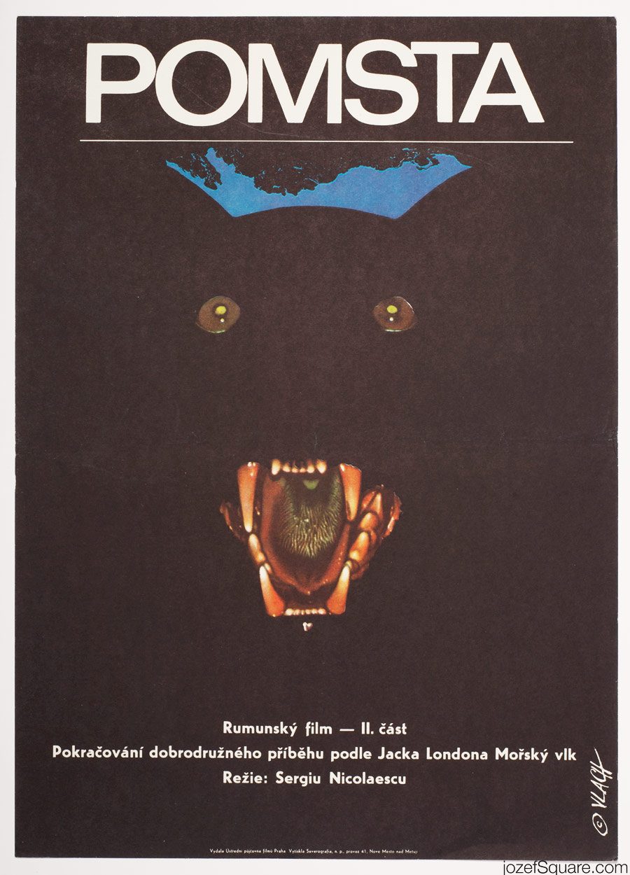 The Seawolf Movie Poster, 70s Poster Art