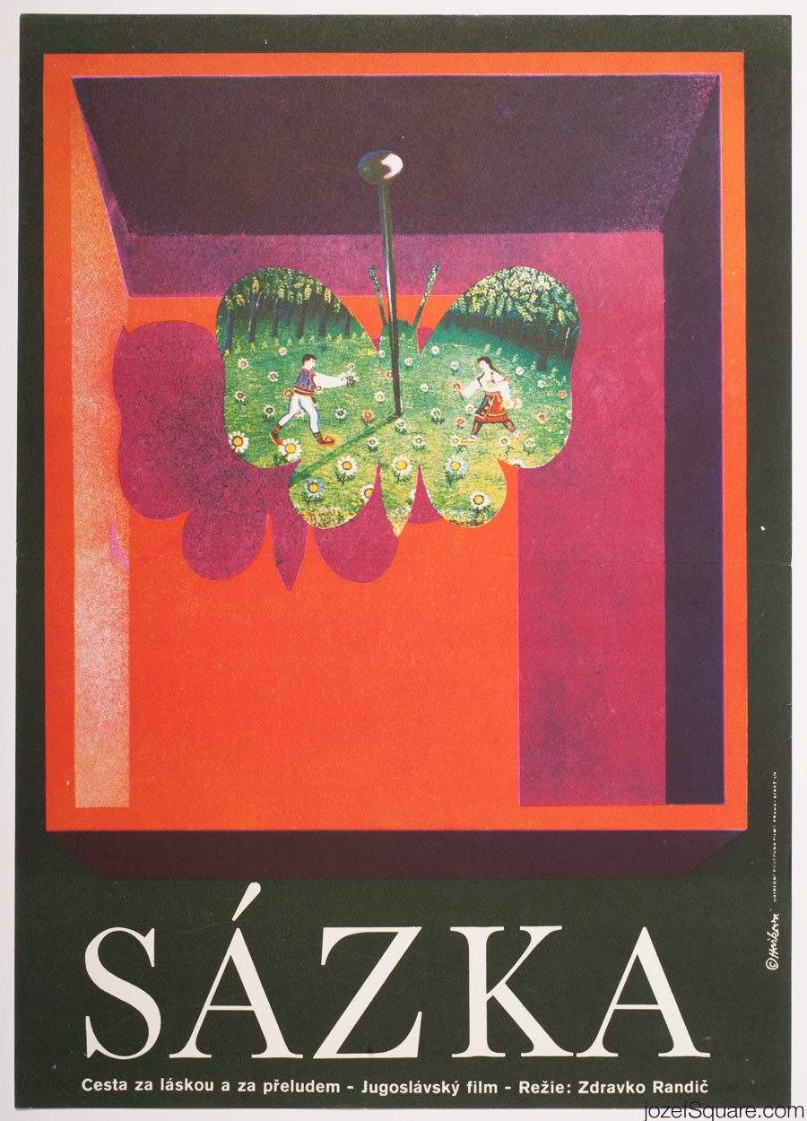 The Bet Movie Poster, 70s Surreal Romantic Poster Art