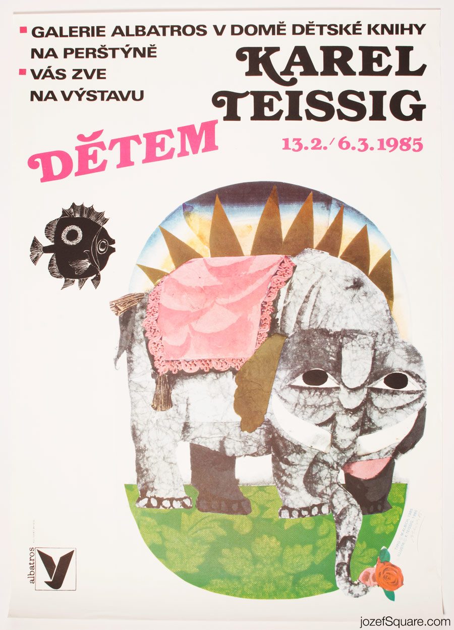 Exhibition Poster, Karel Teissig to Children