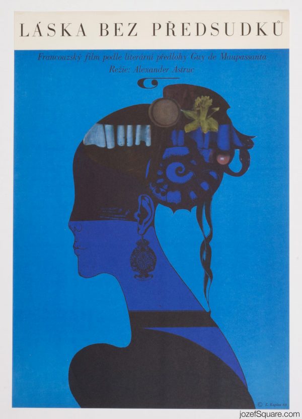 End of Desire Movie Poster, Surreal Poster Design, 60s Artwork