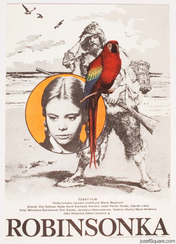 Robinson Girl Movie Poster, Karel Vaca