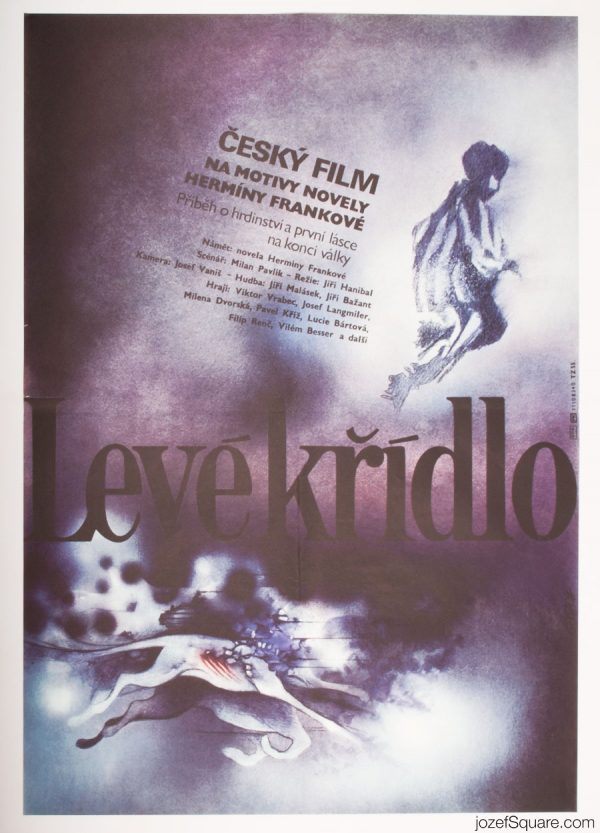 80s Cinema Poster, The Left Winger, Zdenek Vlach