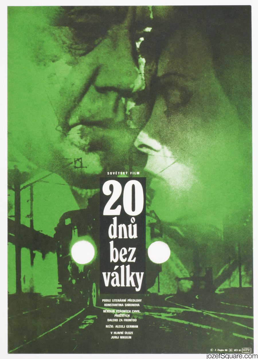 Zdenek Ziegler Movie Poster, Twenty Days Without War