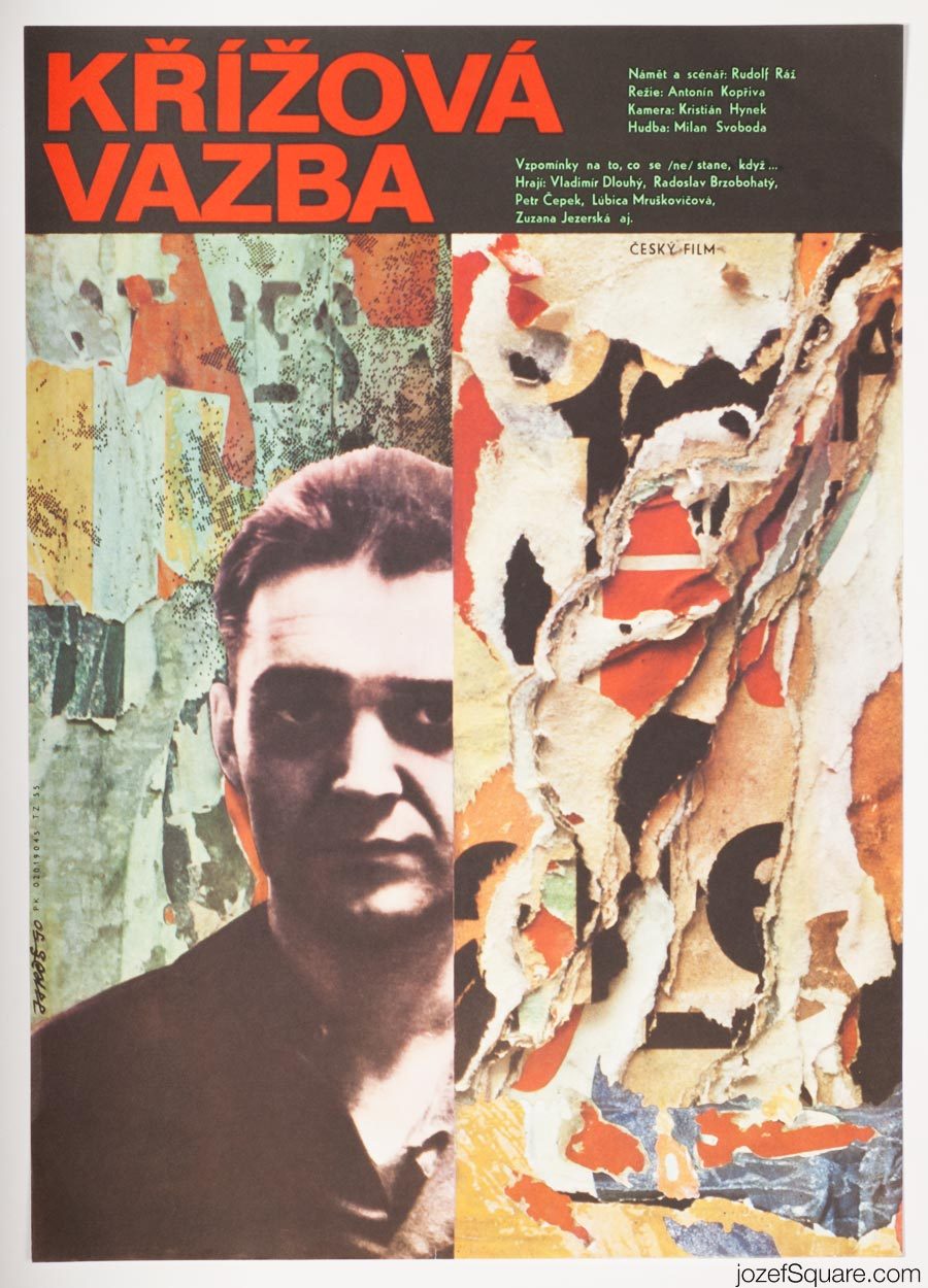 90s Movie Poster, Alexej Jaros, Abstract Artwork