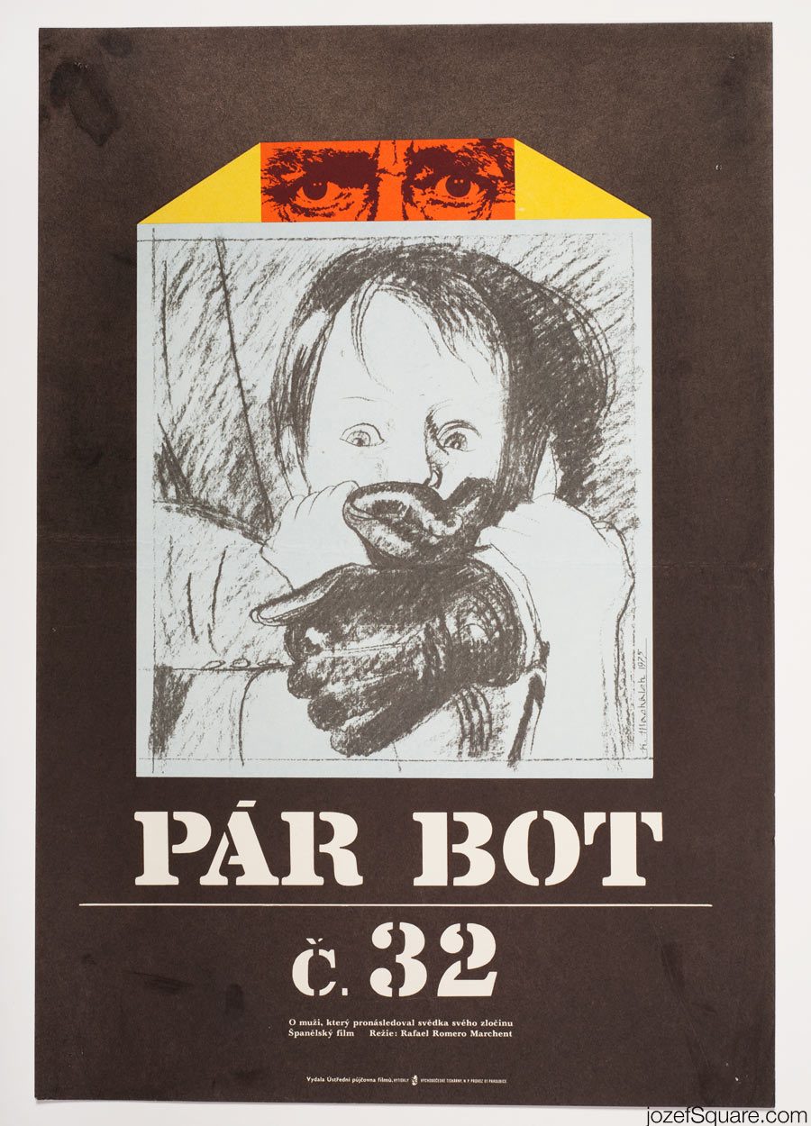 Movie Poster, The Student Connection, 70s Artwork, Karel Machalek