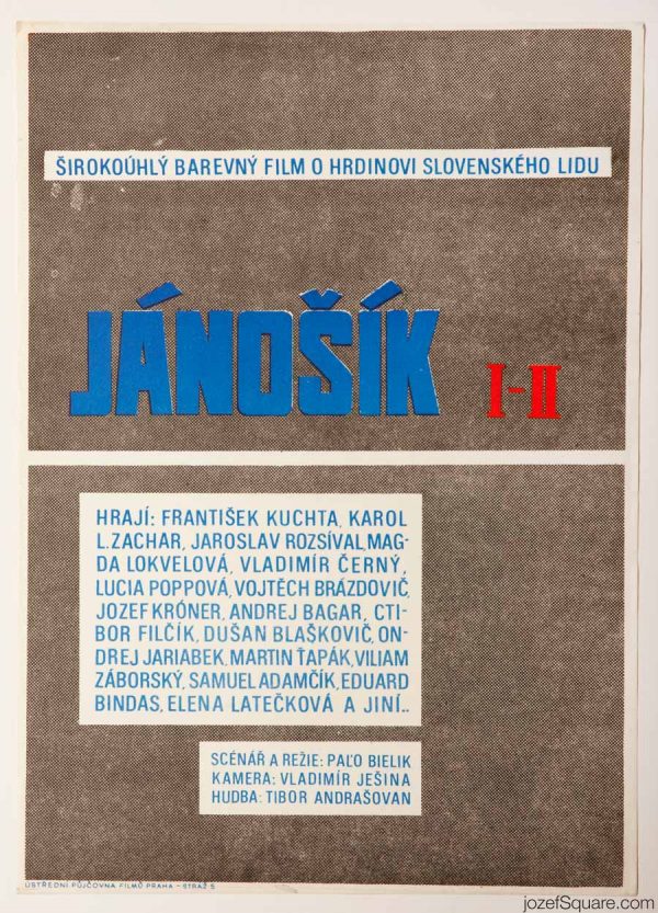 Janosik Movie Poster, Minimalist Poster Design