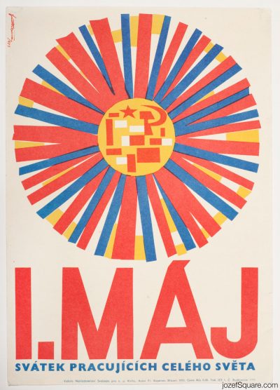 Propaganda Poster, First of May, 70s Artwork