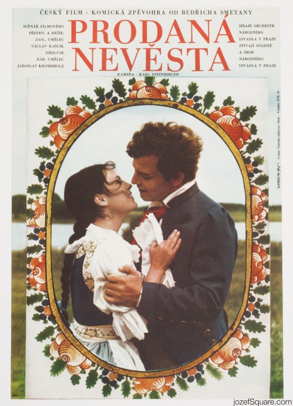 Cinema Poster, The Bartered Bride, Karel Vaca