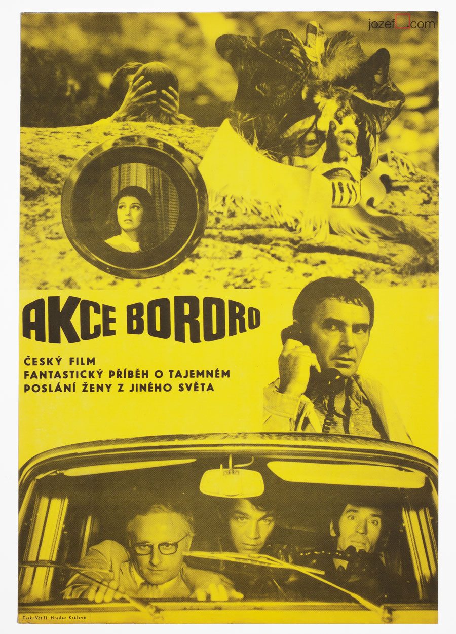 Movie Poster, Operation Bororo, 70s Cinema Art