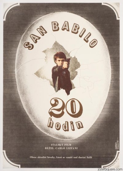 San Babila Movie Poster, 70s Cinema Art