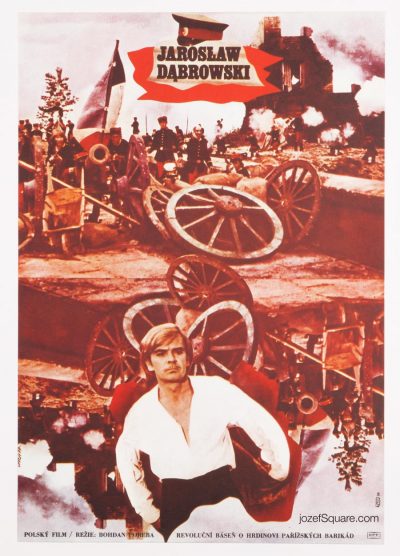 Jaroslaw Dabrowski Movie POster, Karel Vaca, 70s Cinema Art