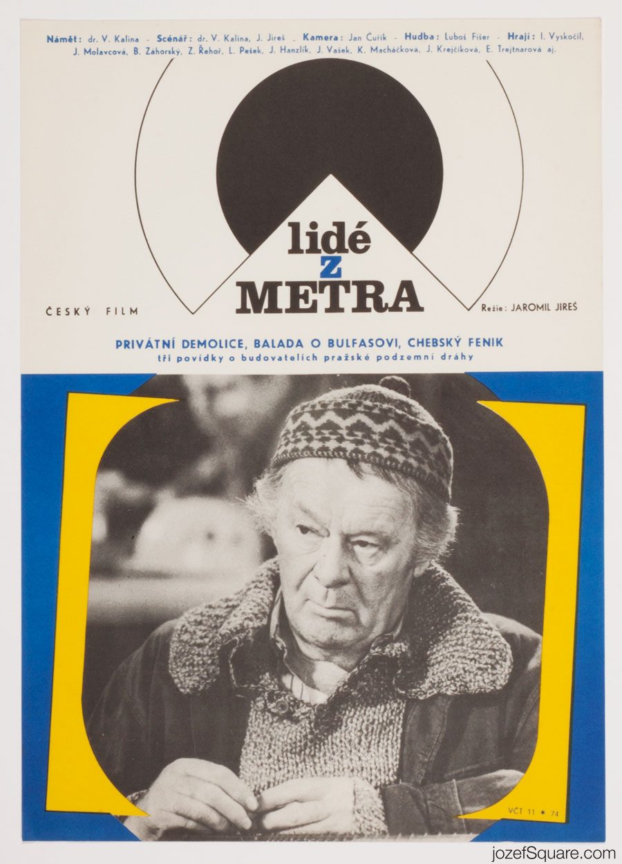 Film Poster, People from the Subway, Jaromil Jires