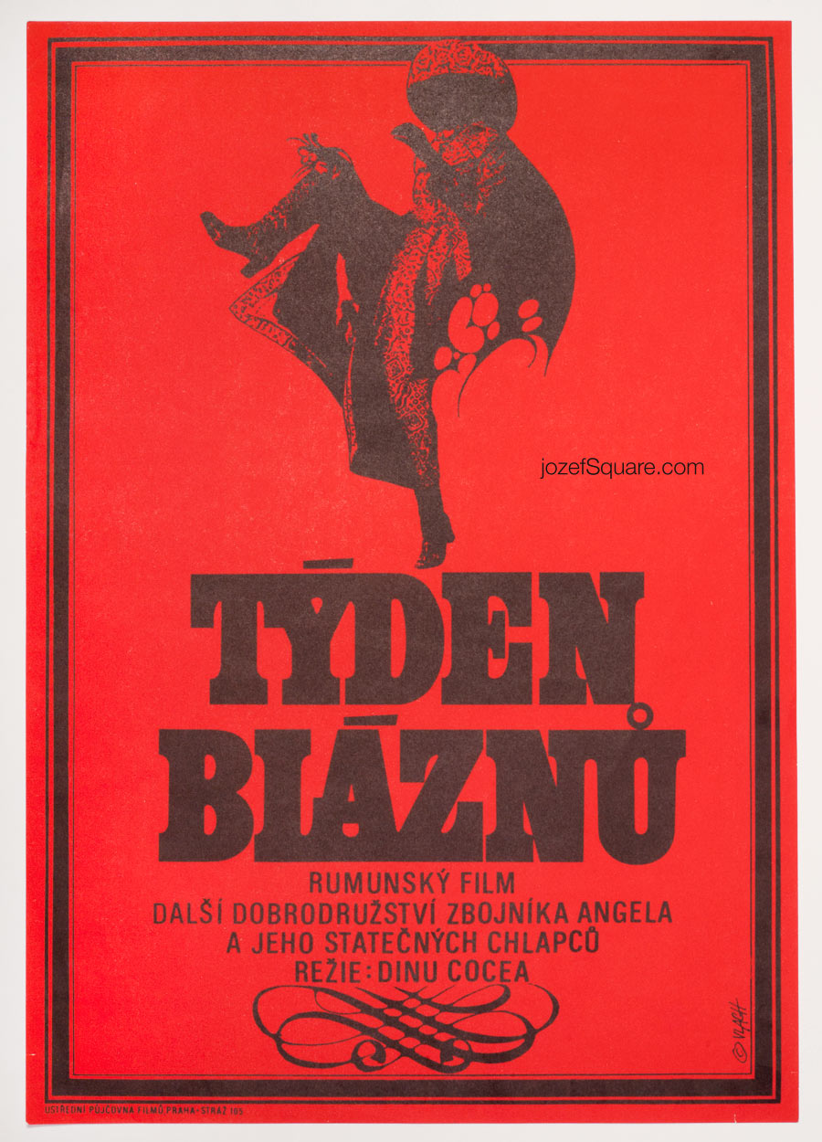 Movie Poster, The Week of the Madmen, Zdenek Vlach