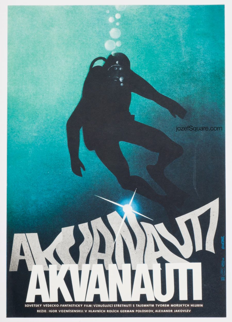 Movie Poster, The Aquanauts, 70s Cinema Art