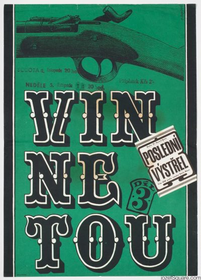 Movie Poster, Winnetou, Last Shot, 60s Western Poster