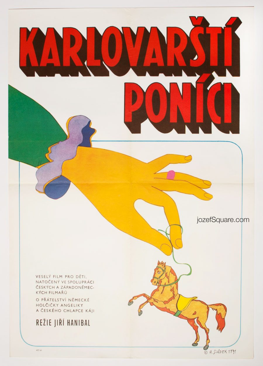 Kids Movie Poster, The Ponies of Karlovy Vary, Antonin Sladek