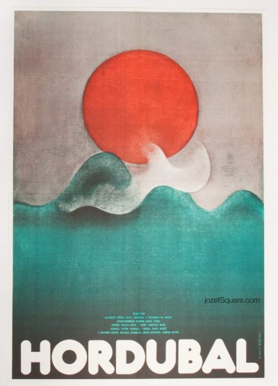 Movie Poster, Hordubal, 70s Abstract Cinema Art