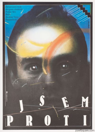 Movie Poster, I Am Against, 80s Polish Cinema