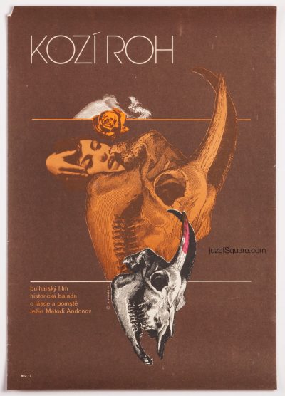 Movie Poster, The Goat Horn, 70s Cinema Art