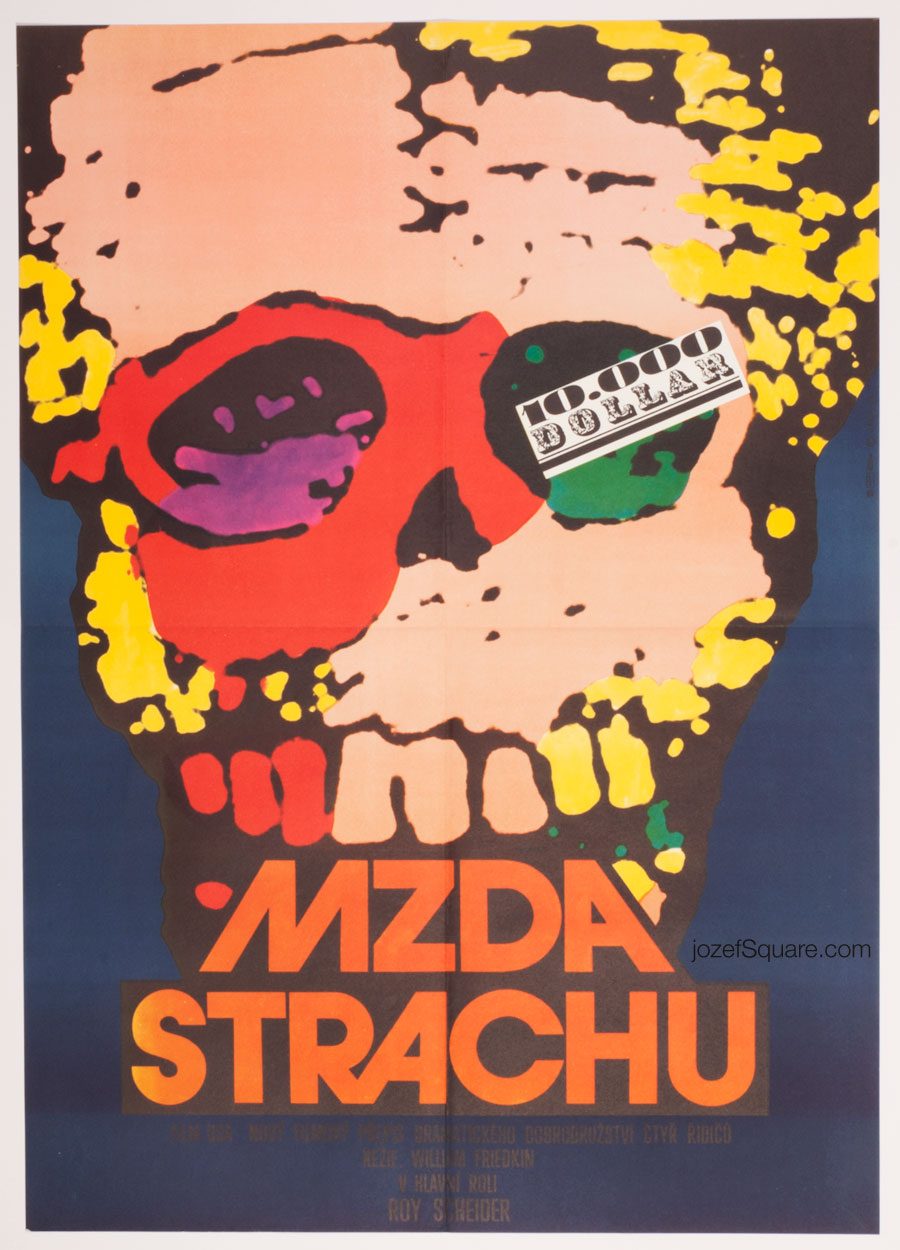 Movie Poster, Sorcerer, Karel Vaca, 1970s Cinema Art
