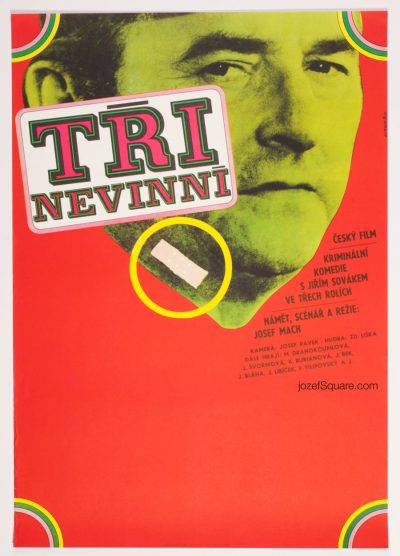 Movie Poster, Three Innocents, 70s Cinema Art
