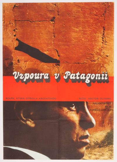 Movie Poster, Rebellion in Patagonia, 70s Cinema Art