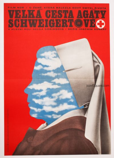 Movie Poster, The Big Journey of Agathe Schweigert, 70s Cinema Art