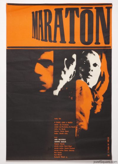 Movie Poster, The Marathon, 60s Cinema Art