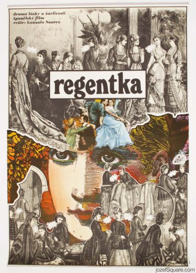 Movie Poster, The Regent's Wife, 70s Zdenek Ziegler