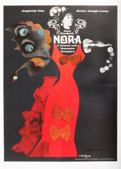 Movie Poster, Karel Teissig, 70s Cinema Art